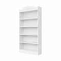 Weißes Bücherregal aus MDF mit 5 Regalböden